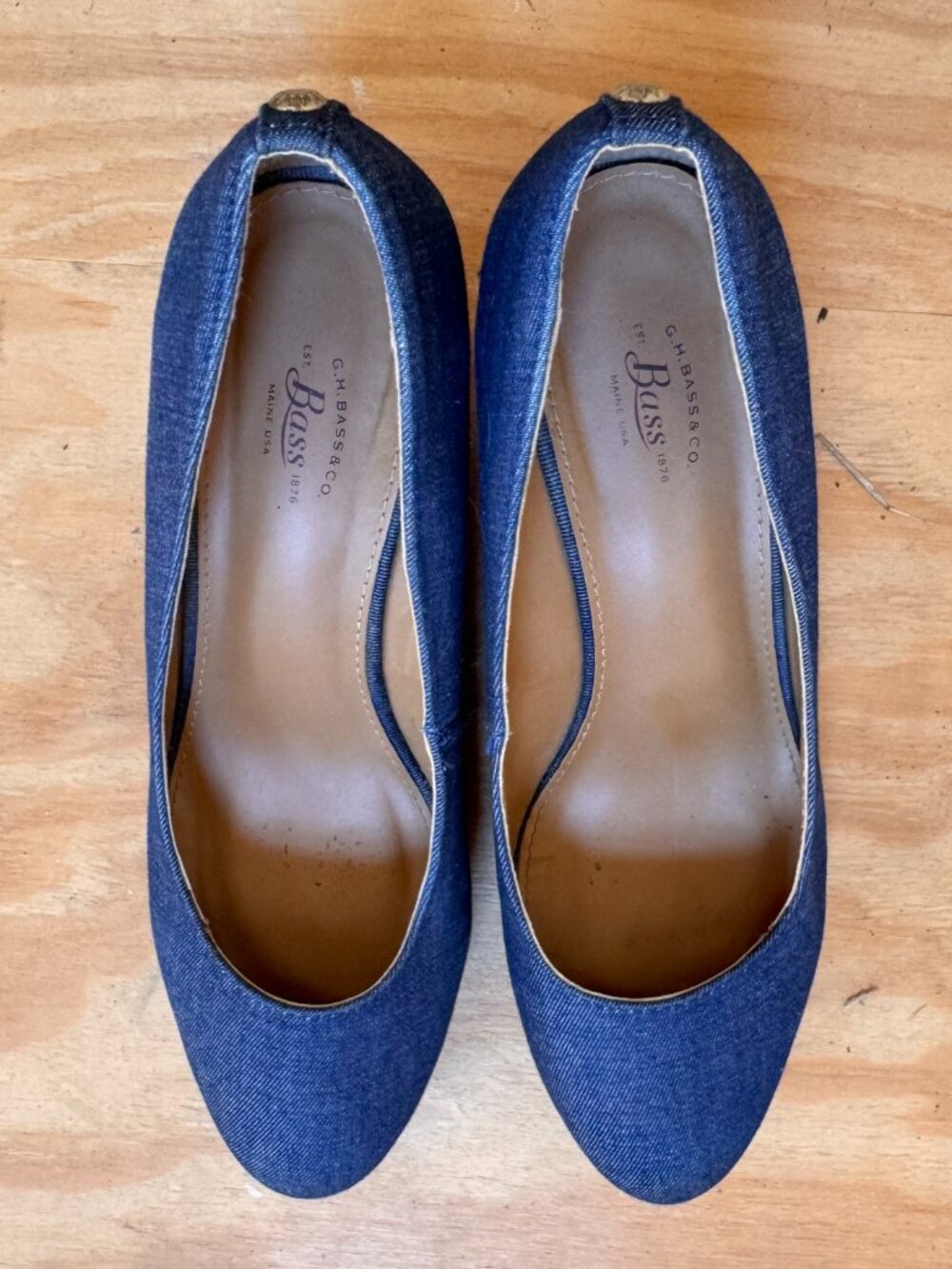 G.H. Bass Women's Blue and Navy Footwear - Picture 2 of 7